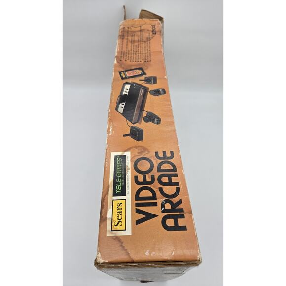 Vtg ATARI 2600 Sears Tele-Games Video Arcade Console With Games & Original Box - Picture 15 of 16
